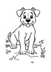The Dog Benji Coloring Book 017DD03C (12 Coloring Pages)