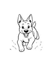 The Dog Benji Coloring Book 017DD03C (12 Coloring Pages)