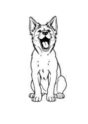 The Dog Benji Coloring Book 017DD03C (12 Coloring Pages)