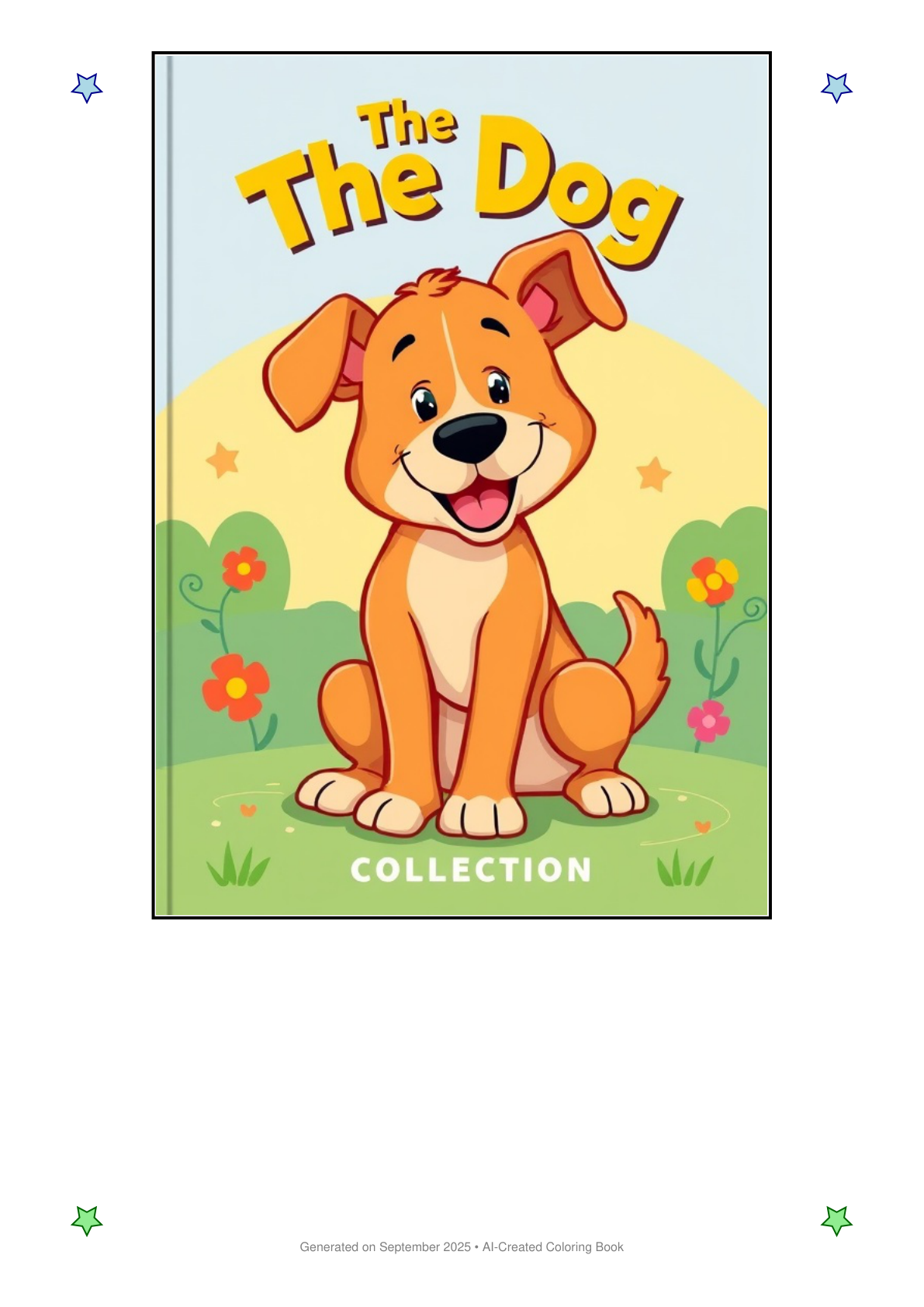 The Dog Benji Coloring Book 5DFC9238 (12 Coloring Pages)