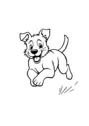 The Dog Benji Coloring Book 8A4648DD (12 Coloring Pages)