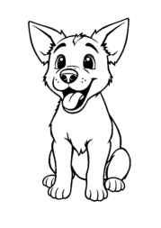 The Dog Benji Coloring Book 8A4648DD (12 Coloring Pages)