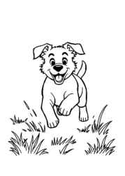 The Dog Benji Coloring Book B1599D2E (12 Coloring Pages)