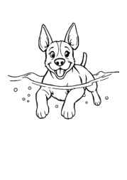 The Dog Benji Coloring Book DF78403A (12 Coloring Pages)