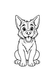 The Dog Benji Coloring Book DF78403A (12 Coloring Pages)