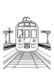 Trains Coloring Book 1F92FF0C (12 Coloring Pages)