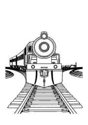 Trains Coloring Book 1FB73126 (12 Coloring Pages)