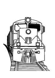Trains Coloring Book 1FB73126 (12 Coloring Pages)