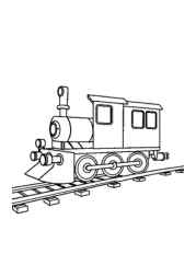 Trains Coloring Book 3DA2E876 (12 Coloring Pages)