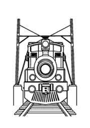 Trains Coloring Book 55F7B0EB (12 Coloring Pages)