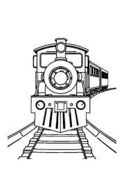 Trains Coloring Book 55F7B0EB (12 Coloring Pages)