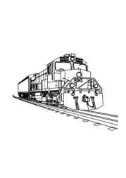 Trains Coloring Book 55F7B0EB (12 Coloring Pages)