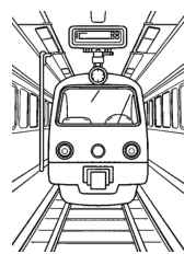 Trains Coloring Book 55F7B0EB (12 Coloring Pages)