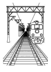 Trains Coloring Book 55F7B0EB (12 Coloring Pages)