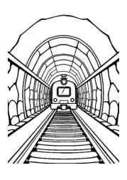 Trains Coloring Book 55F7B0EB (12 Coloring Pages)