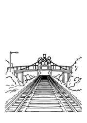 Trains Coloring Book E10319DA (12 Coloring Pages)