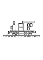Trains Coloring Book E10319DA (12 Coloring Pages)