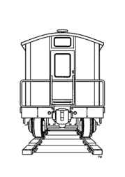Trains Coloring Book E10319DA (12 Coloring Pages)