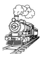 Trains Coloring Book E3C45FD2 (12 Coloring Pages)