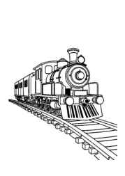 Trains Coloring Book E3C45FD2 (12 Coloring Pages)