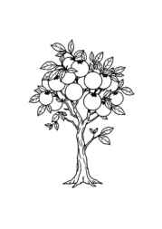 Trees Coloring Book 142DEEE4 (12 Coloring Pages)
