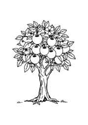 Trees Coloring Book 142DEEE4 (12 Coloring Pages)