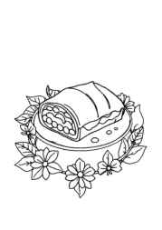 Turkish Food Coloring Book 36476061 (12 Coloring Pages)