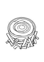 Turkish Food Coloring Book 7A2F8C7C (12 Coloring Pages)