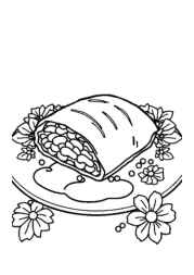 Turkish Food Coloring Book 7A2F8C7C (12 Coloring Pages)