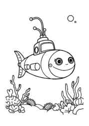 Underwater Boats Coloring Book 314E95DC (12 Coloring Pages)