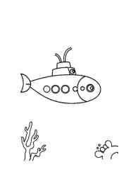 Underwater Boats Coloring Book 1FF2479C (12 Coloring Pages)