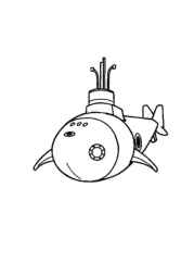 Underwater Boats Coloring Book 1FF2479C (12 Coloring Pages)