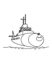 Underwater Boats Coloring Book 1FF2479C (12 Coloring Pages)