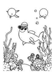 Underwater Boats Coloring Book 1FF2479C (12 Coloring Pages)
