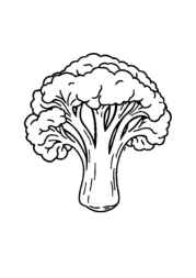 Vegetables Coloring Book 1AF5207B (12 Coloring Pages)