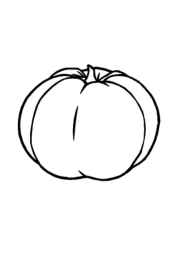 Vegetables Coloring Book 1AF5207B (12 Coloring Pages)