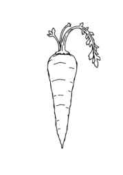 Vegetables Coloring Book 1AF5207B (12 Coloring Pages)