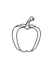 Vegetables Coloring Book 1AF5207B (12 Coloring Pages)