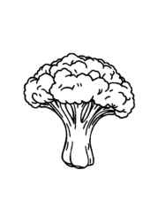 Vegetables Coloring Book 1AF5207B (12 Coloring Pages)