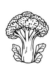 Vegetables Coloring Book 2F9FB071 (12 Coloring Pages)