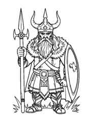 Vikings Coloring Book AB3882B9 (12 Coloring Pages)