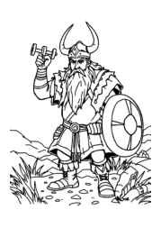 Vikings Coloring Book AB3882B9 (12 Coloring Pages)