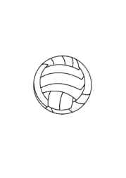 Volleyball Coloring Book 34E1F4D3 (12 Coloring Pages)