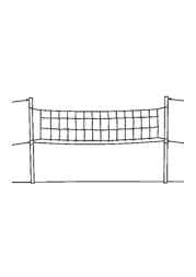 Volleyball Coloring Book 34E1F4D3 (12 Coloring Pages)