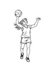 Volleyball Coloring Book 60A84326 (12 Coloring Pages)