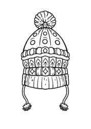 Winter Coloring Book 0702057A (12 Coloring Pages)