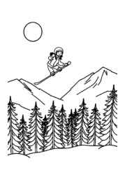 Winter Coloring Book 39D37DC2 (12 Coloring Pages)