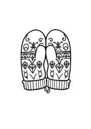 Winter Coloring Book 39D37DC2 (12 Coloring Pages)