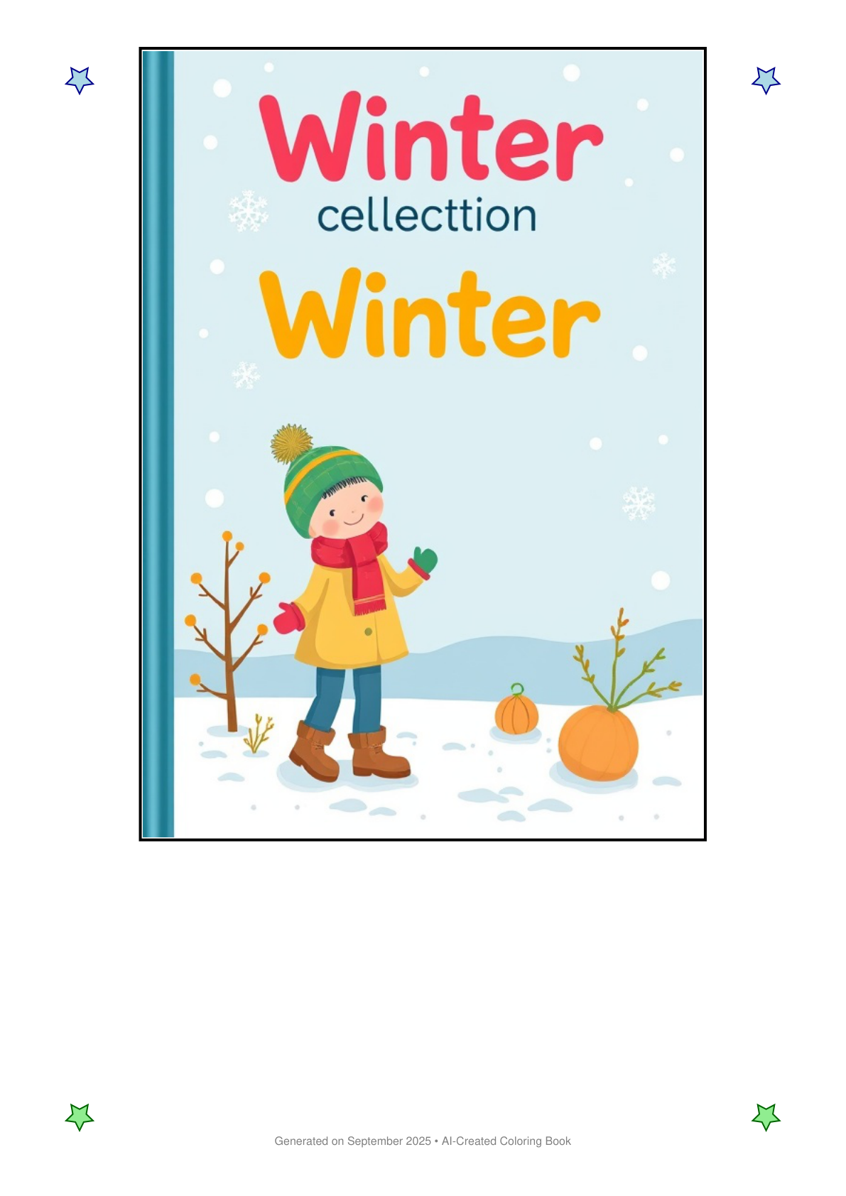 Winter Coloring Book 701F9E7C (12 Coloring Pages)