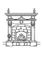 Winter Coloring Book AC5E2345 (12 Coloring Pages)